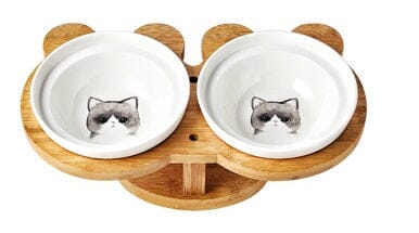 Keramik Katzen-Napf Set - Miau Deluxe MONTE-PETS Katze C 