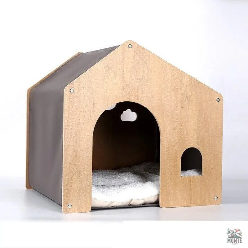 Kuschel-Oase – Katzen- und Hundebett Beige | MONTE PETS