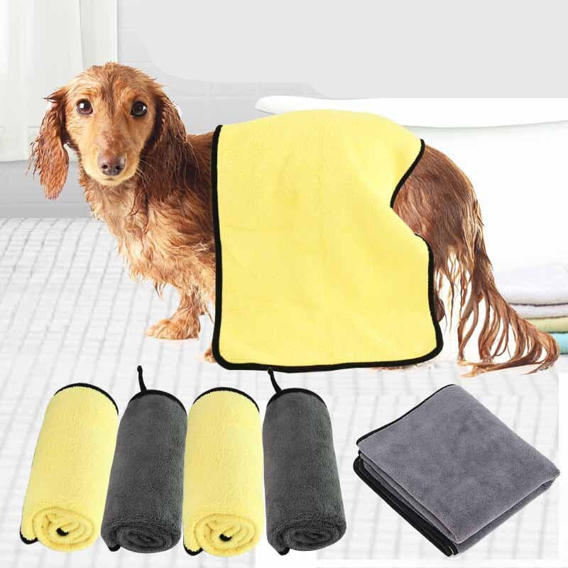 Pet Absorbent Towel Multi-size High Quality Pet Bath Towel Hundepflege MONTE SHOP 