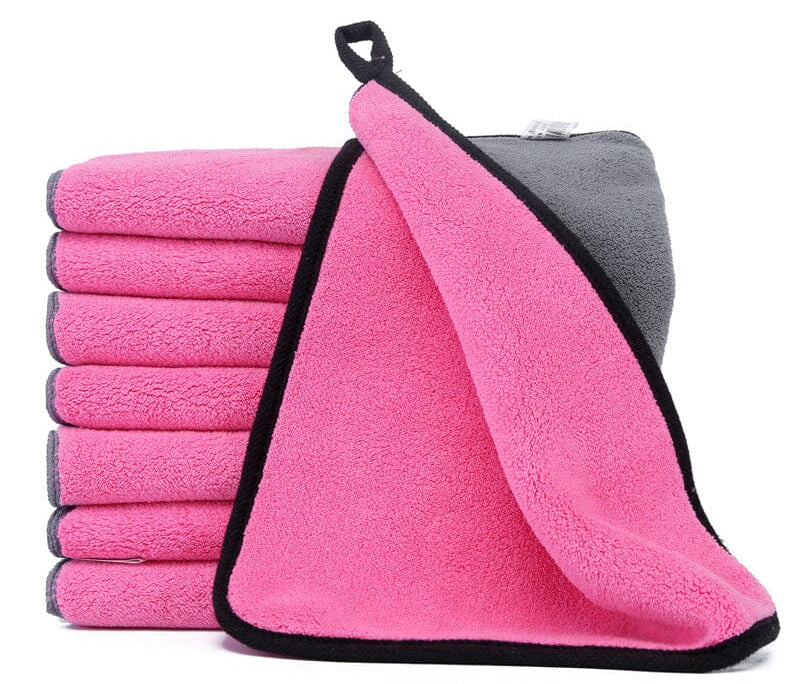 Pet Absorbent Towel Multi-size High Quality Pet Bath Towel Hundepflege MONTE SHOP M Pink 