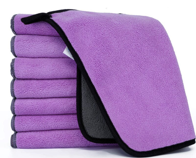 Pet Absorbent Towel Multi-size High Quality Pet Bath Towel Hundepflege MONTE SHOP M Purple 