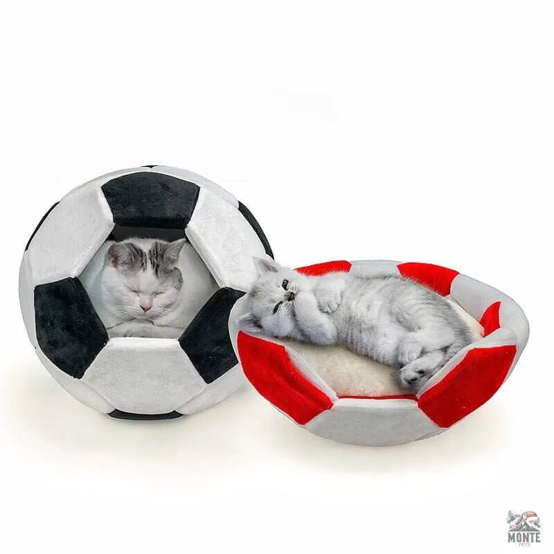SoccerDream – Katzenhöhle im Fußball-Design | MONTE PETS