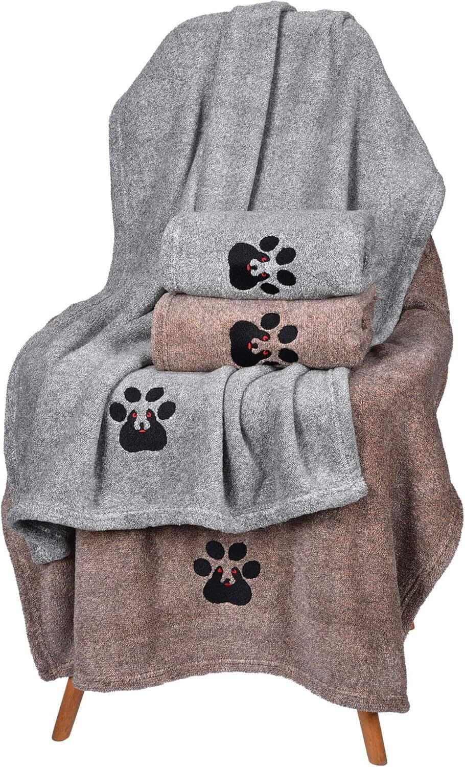 Super Absorbent Dog Bath Towels For Fast Drying - Soft Microfiber Towel For Dogs And Cats Hundepflege MONTE SHOP 