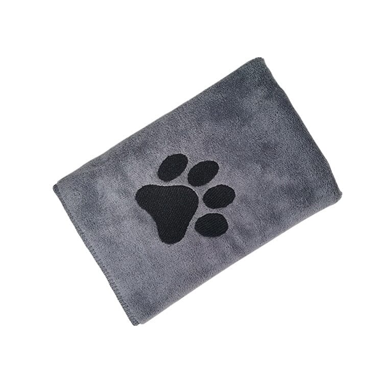 Super Absorbent Dog Bath Towels For Fast Drying - Soft Microfiber Towel For Dogs And Cats Hundepflege MONTE SHOP Grey L 